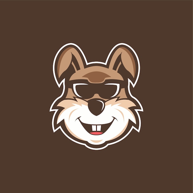 Stylish Rabbit Mascot with Sunglasses | Jiffy Designs