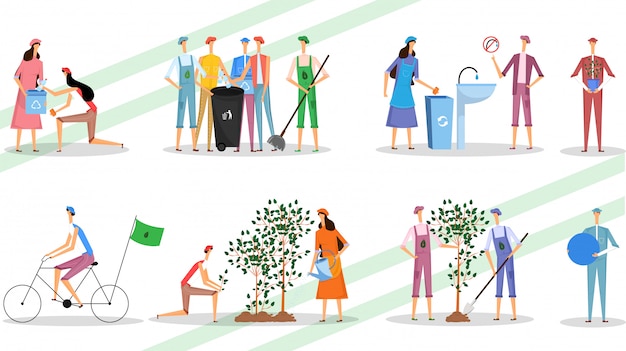 Diverse Collection of Vibrant Illustrations Depicting Daily Life ...