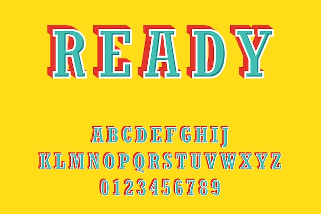 Vibrant Retro-Inspired Typography with Playful Color Palette | Jiffy ...