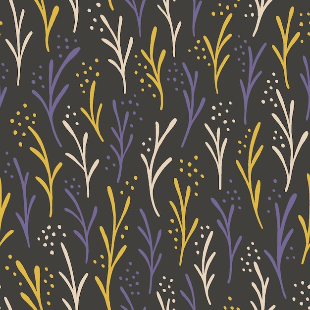 Enchanting Floral Silhouettes Against Starry Night Sky | Jiffy Designs