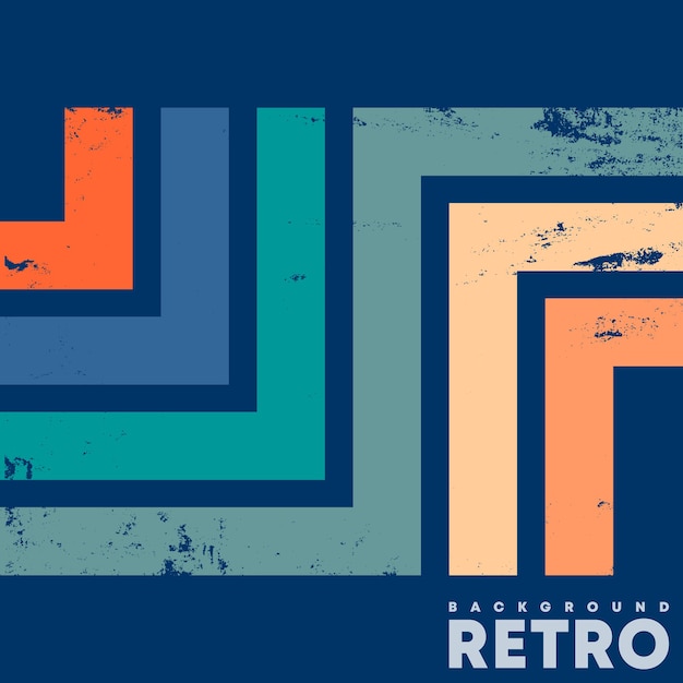 Vibrant Geometric Shapes in Retro Color Palette | Jiffy Designs