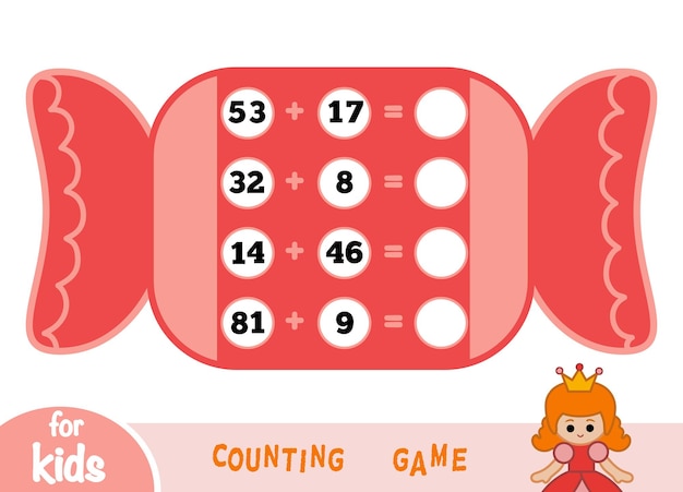Vibrant Candy-Inspired Counting Game for Kids | Jiffy Designs