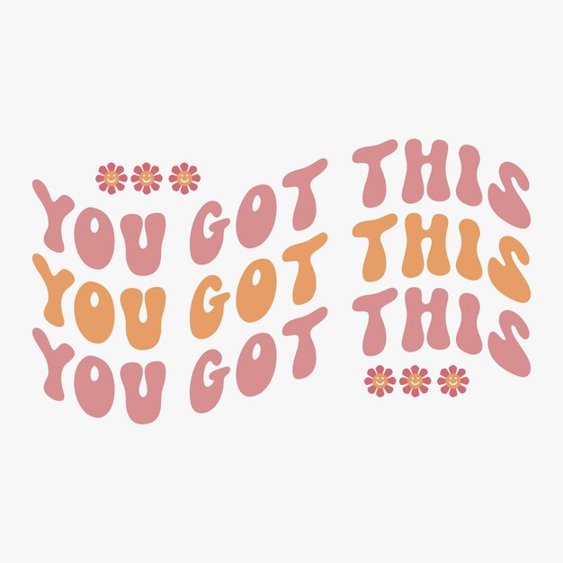 Vibrant Retro-Inspired Floral Lettering Design | Jiffy Designs