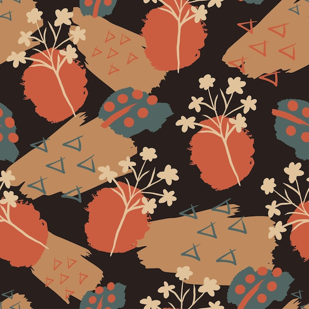 Vibrant Autumn Leaves and Geometric Patterns | Jiffy Designs
