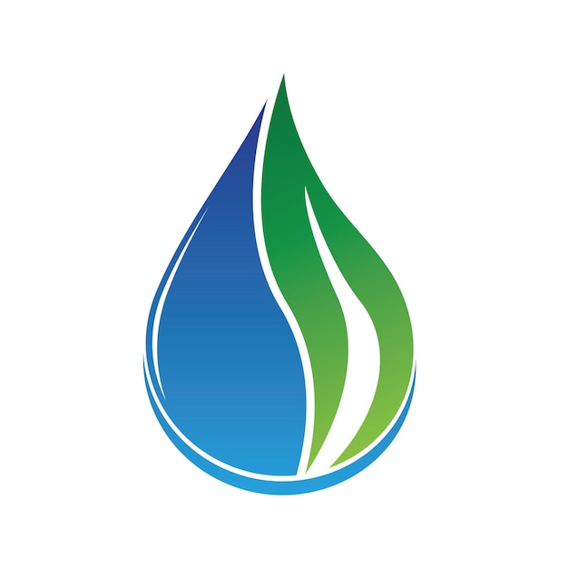 Vibrant Water Drop Emblem with Eco-Friendly Design | Jiffy Designs