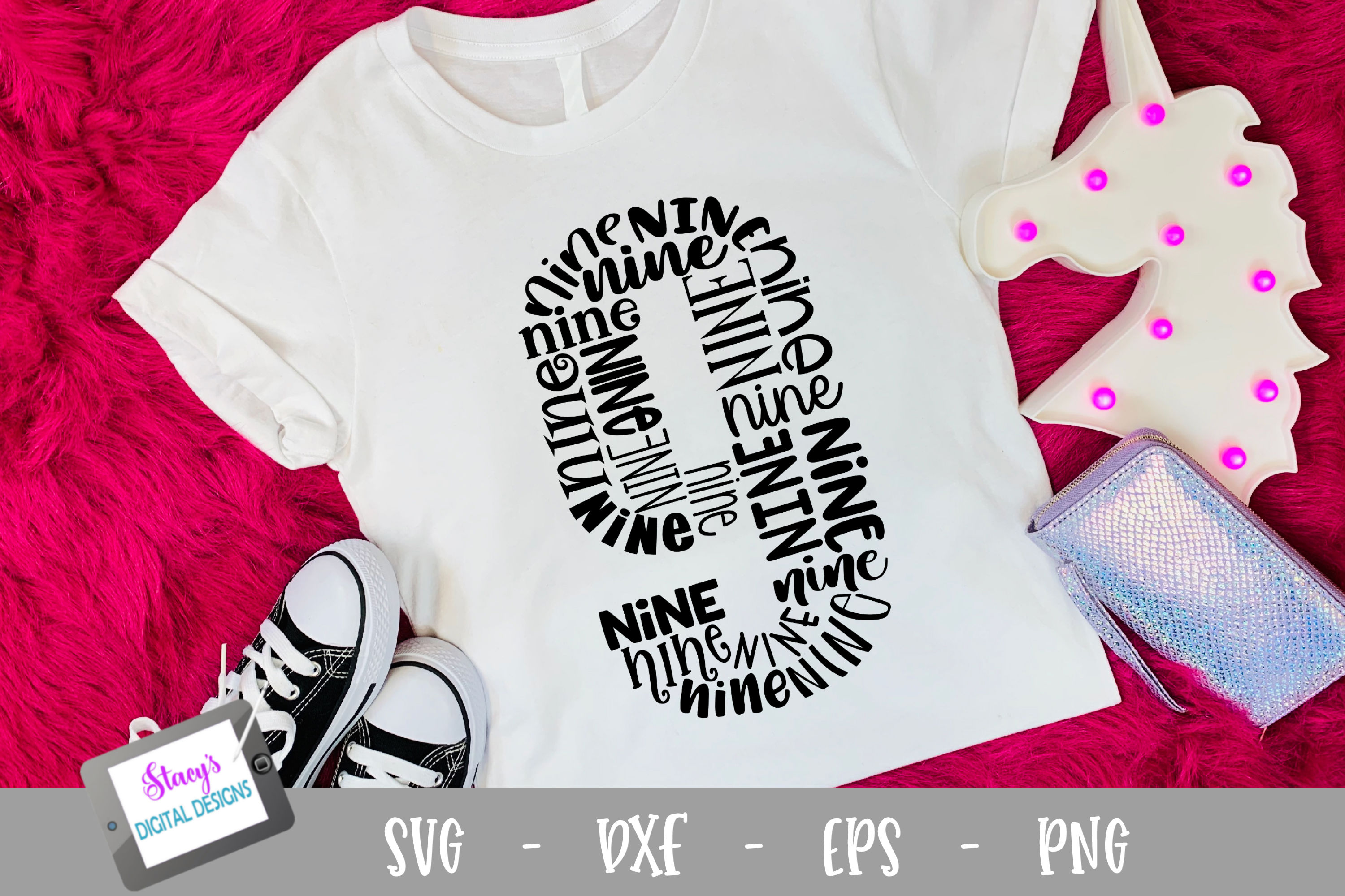 'Nine' Typography Featuring Bold and Playful Lettering Styles | Jiffy ...