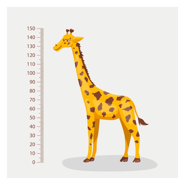 Charming Giraffe Ruler for Measuring Growth | Jiffy Designs