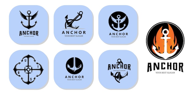 Diverse Anchor Designs for Versatile Branding and Marketing | Jiffy Designs
