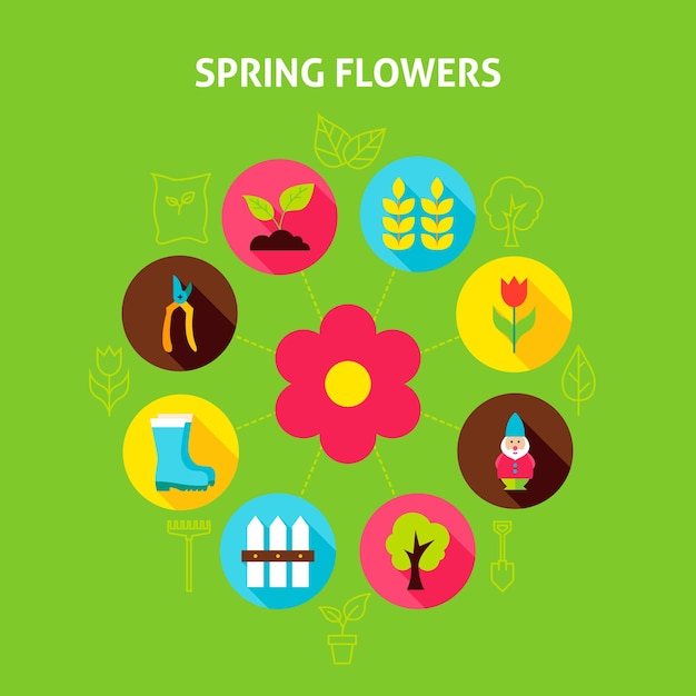 Vibrant Collection of Spring Flower Icons and Symbols | Jiffy Designs