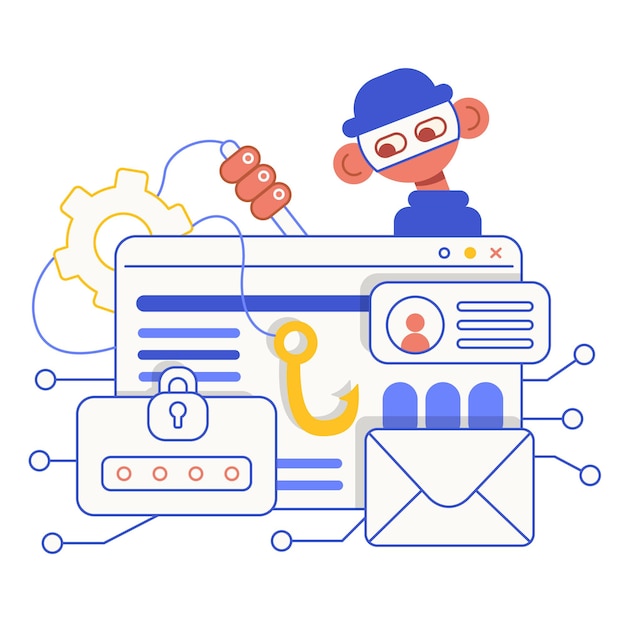 Playful Cybersecurity: Monkey Hacker Exploring Digital Realm | Jiffy ...