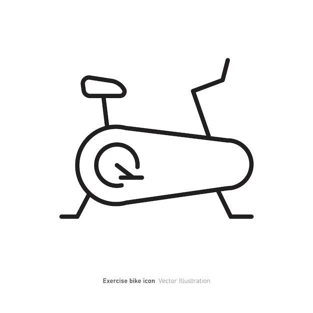 Sleek and Streamlined Exercise Bike Icon | Jiffy Designs