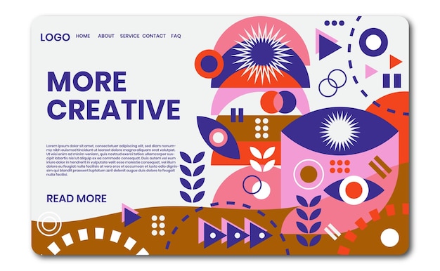 Vibrant Abstract Shapes and Patterns in Playful Composition | Jiffy Designs