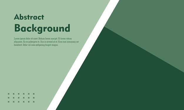 Geometric Shapes in Shades of Green Abstract Design | Jiffy Designs