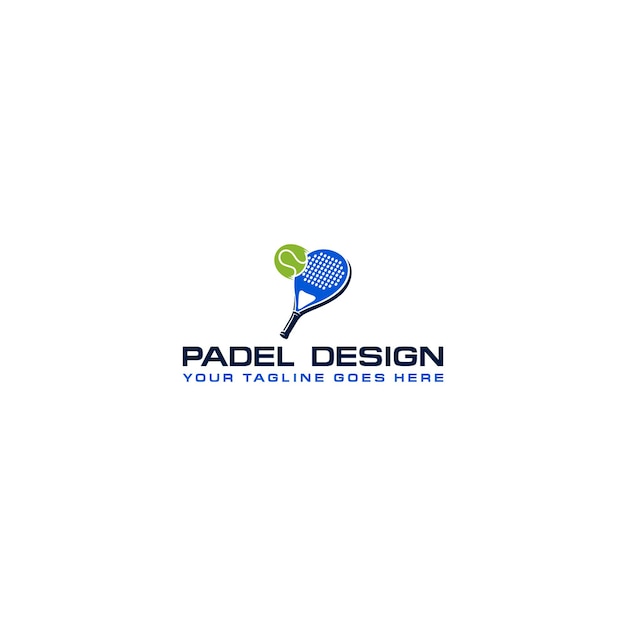 Vibrant Padel Racket and Ball Design for Sports Branding | Jiffy Designs