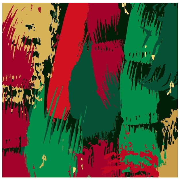 Vibrant Abstract Brushstrokes in Striking Color Palette | Jiffy Designs