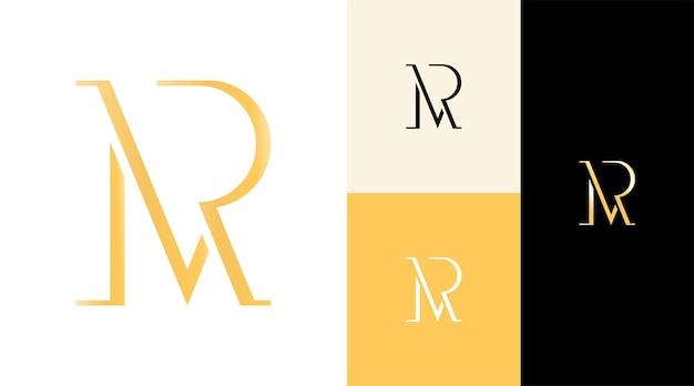 Elegant Monogram Symbols in Stylized Geometric Design | Jiffy Designs