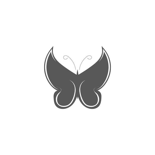 Elegant Butterfly Emblem with Graceful Silhouette | Jiffy Designs