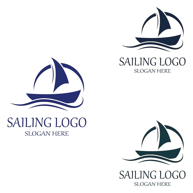 Versatile Collection of Stylized Sailing Logos for Diverse Applications ...