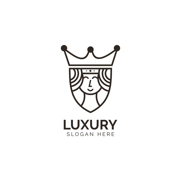 Regal Crown Emblem with Intricate Patterns | Jiffy Designs