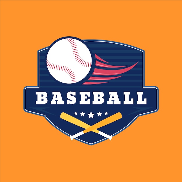 Vibrant Baseball Emblem with Dynamic Ball Design | Jiffy Designs