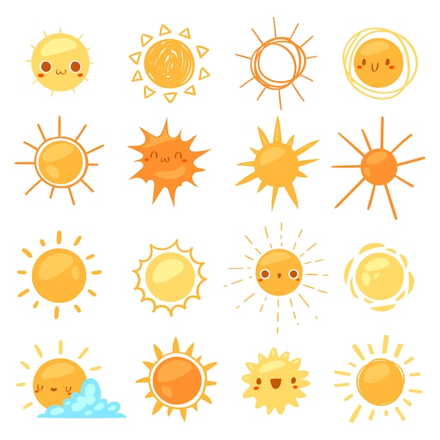 Vibrant Sun Icons and Illustrations Collection | Jiffy Designs