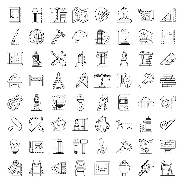 Comprehensive Illustration of Diverse Architectural and Engineering ...