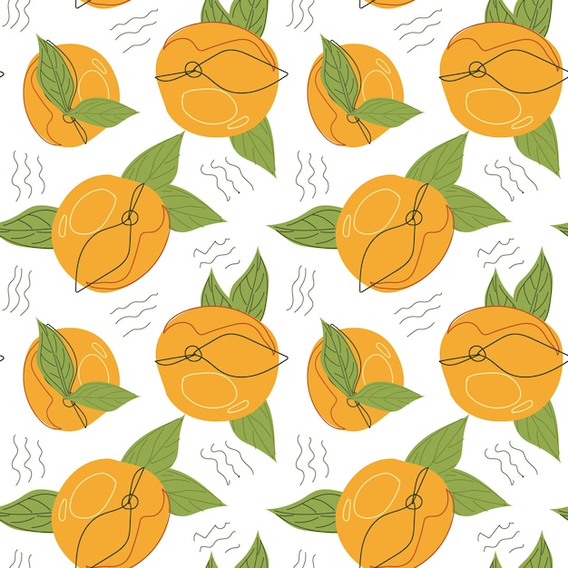 Vibrant Citrus Delight: A Juicy Fruit Pattern | Jiffy Designs