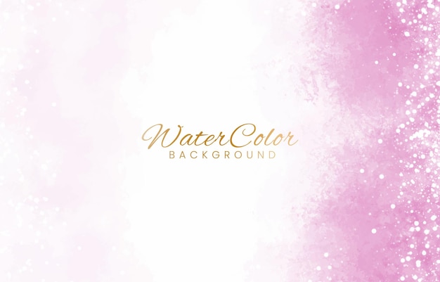 Elegant Pink Watercolor Background with Sparkling Accents | Jiffy Designs