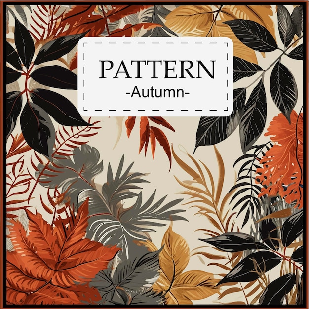 Vibrant Autumn Leaves and Foliage Pattern | Jiffy Designs