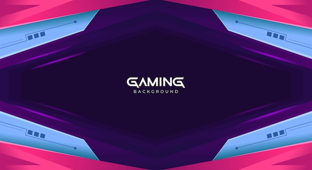 Vibrant Geometric Gaming Background with Text | Jiffy Designs