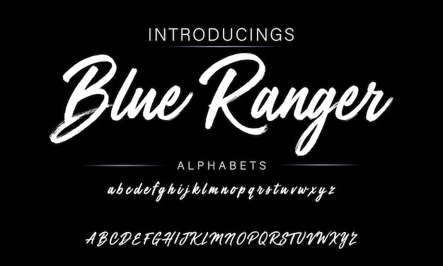 Stylized Brush Script Lettering with Dramatic Flair | Jiffy Designs