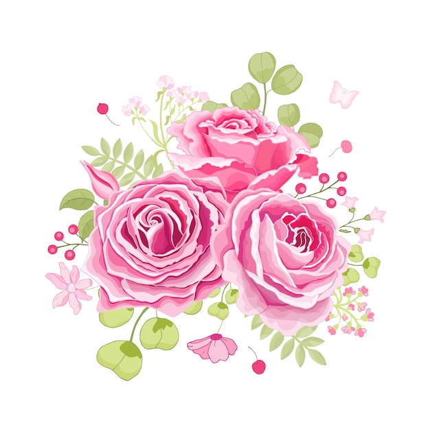 Radiant Roses: A Vibrant Floral Bouquet | Jiffy Designs