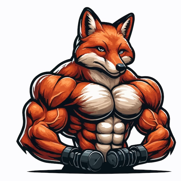 Powerful and Fierce Fox Mascot Illustration | Jiffy Designs