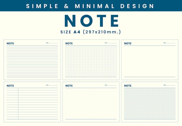 Elegant Lined Pages for Organized Note-Taking | Jiffy Designs