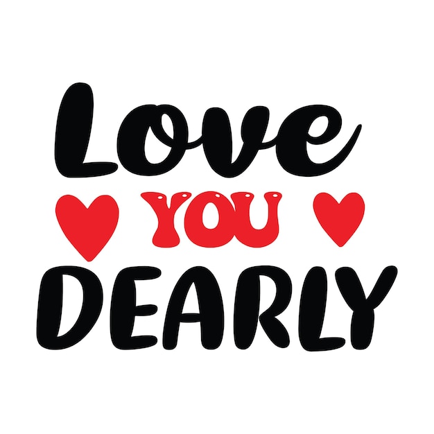 Heartfelt Message of Affection in Bold Lettering | Jiffy Designs