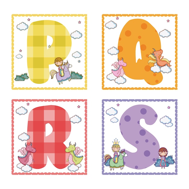 Whimsical Alphabet Illustrations with Playful Characters | Jiffy Designs