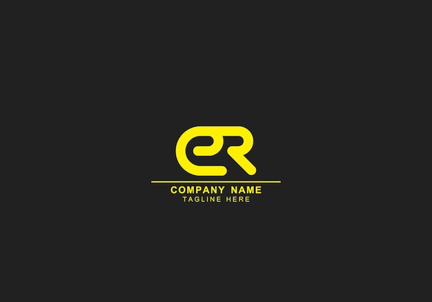 Stylized Interlocking C and R Logo in Bold Yellow | Jiffy Designs
