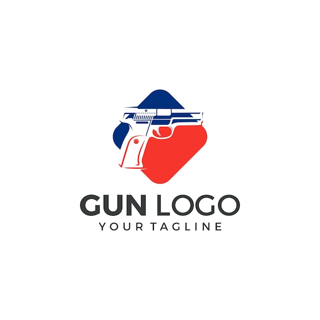 Powerful Gun Logo with Striking Graphic Design | Jiffy Designs
