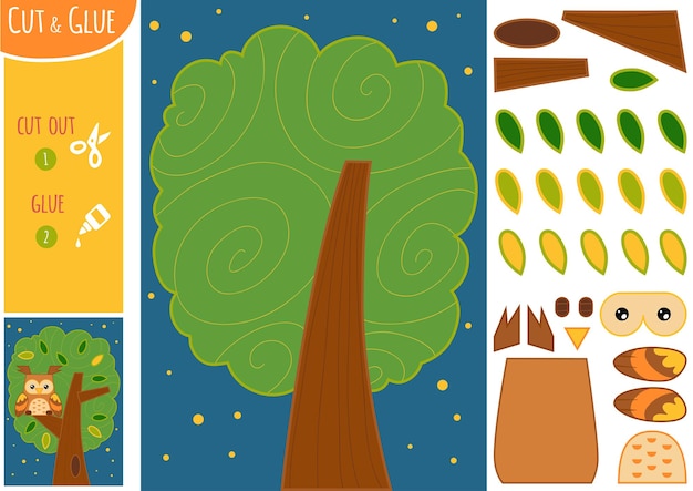Enchanting Forest Themed Cut-and-Glue Craft Kit | Jiffy Designs
