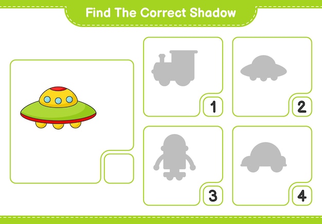 Whimsical Alien Spaceship Collection with Playful Shadows | Jiffy Designs