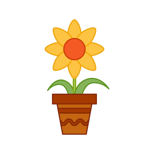 Vibrant Sunflower in Decorative Terracotta Pot | Jiffy Designs