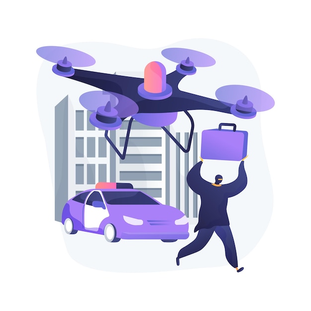 Futuristic Drone Delivery Service Concept | Jiffy Designs