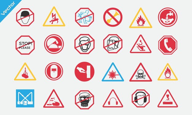 Diverse Collection of Vibrant Safety Warning Signs | Jiffy Designs