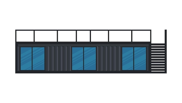 Sleek and Modern Modular Container Building Design | Jiffy Designs