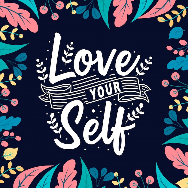 Vibrant Floral Embrace with Uplifting Lettering | Jiffy Designs