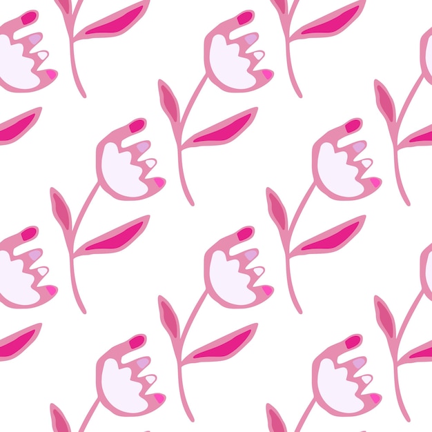 Vibrant Pink Floral Pattern | Jiffy Designs