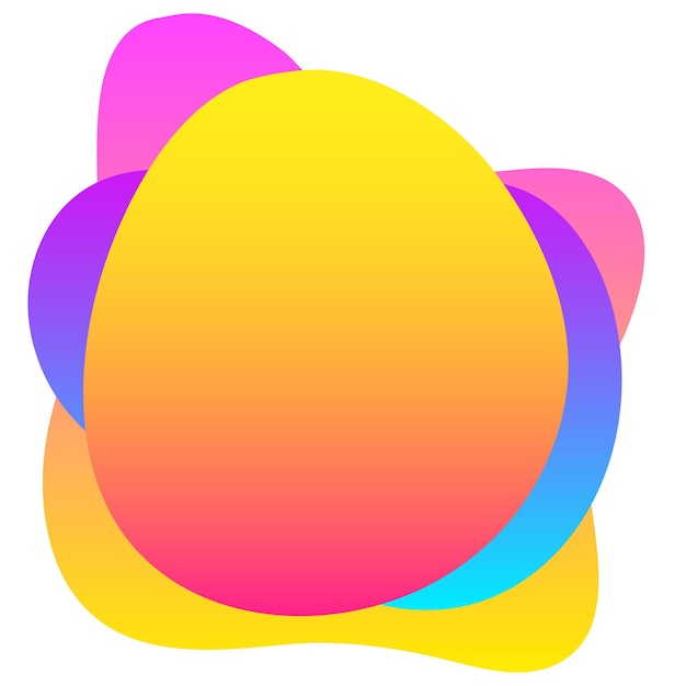 Vibrant Overlapping Shapes in Gradient Colors | Jiffy Designs