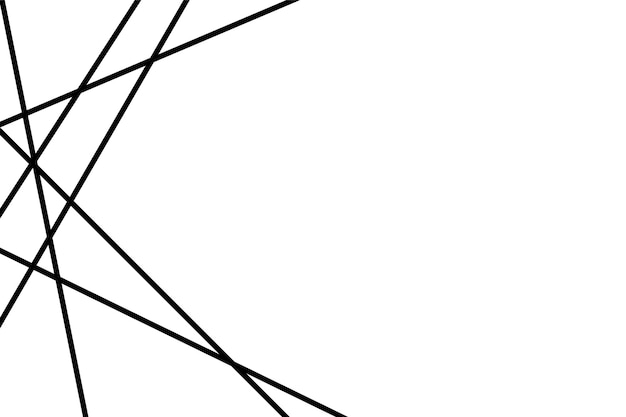 Intersecting Geometric Shapes in Minimalist Black and White | Jiffy Designs