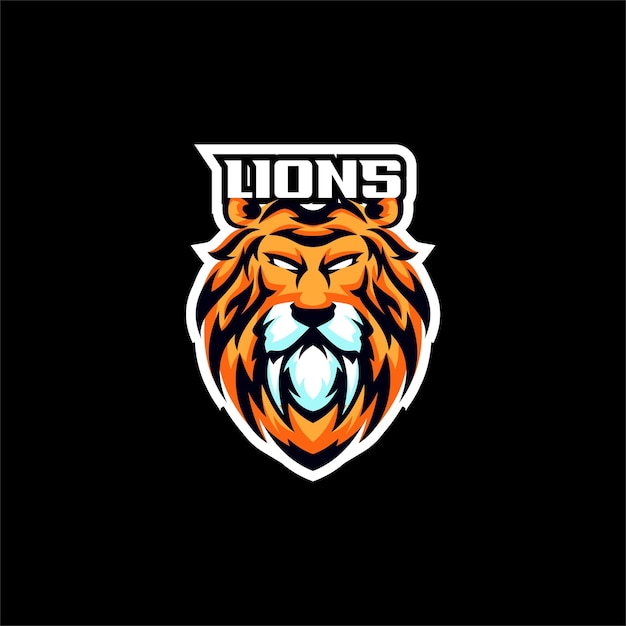 Majestic Lion Emblem with Glowing Orb | Jiffy Designs