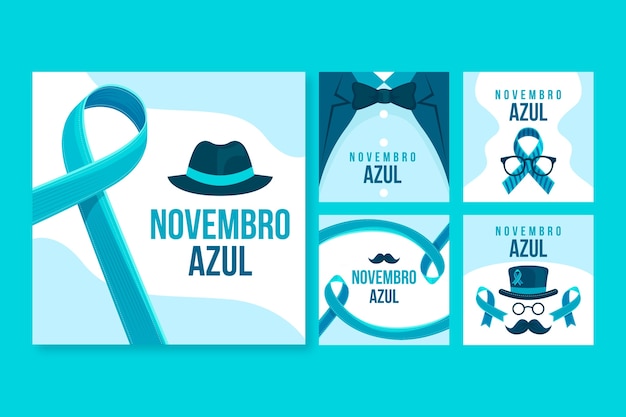 Vibrant Movember Awareness Campaign Imagery Collection | Jiffy Designs